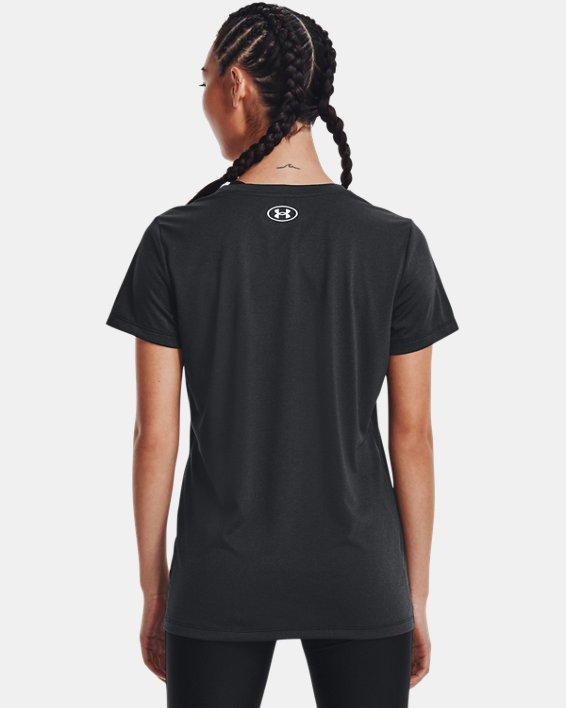 Women's UA Tech™ Textured Short Sleeve, Black, pdpMainDesktop image number 1
